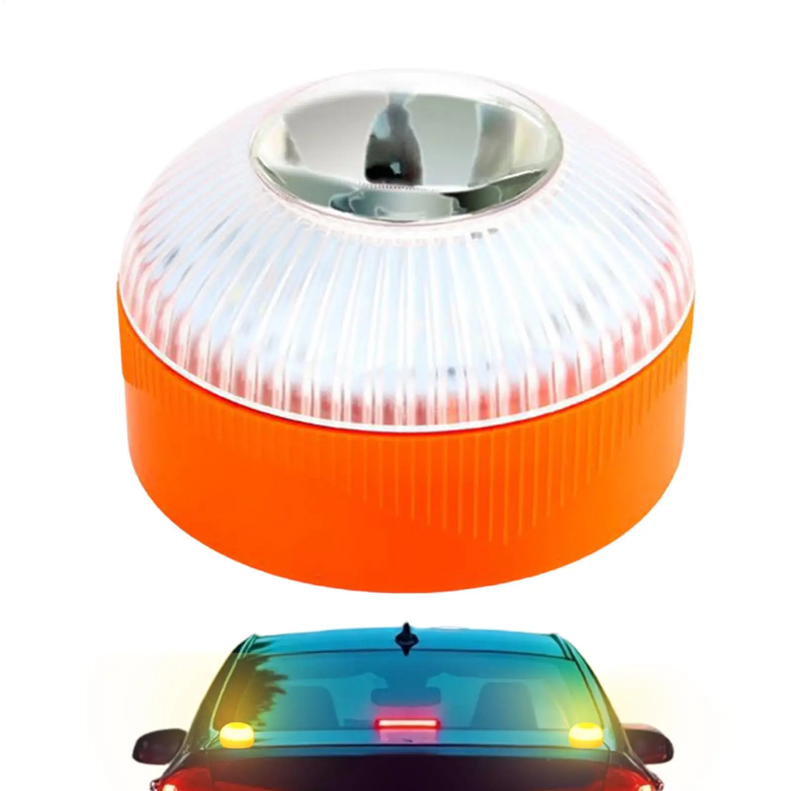 

Светодиодный аварийный маячок для автомобиля с магнитным креплением, стробоскоп, предупреждающий свет для дорожных работ, аварийно-спасательных служб и буксировочных работ