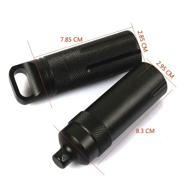 Botiquín táctico EDC impermeable para emergencias de aluminio CNC - imagen 5