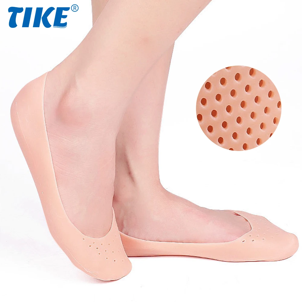 

1 Pair Silicone Foot Chapped Care Tool Moisturizing Gel Heel Socks Cracked Pedicure Health Monitors Massager Skin Care Men Women