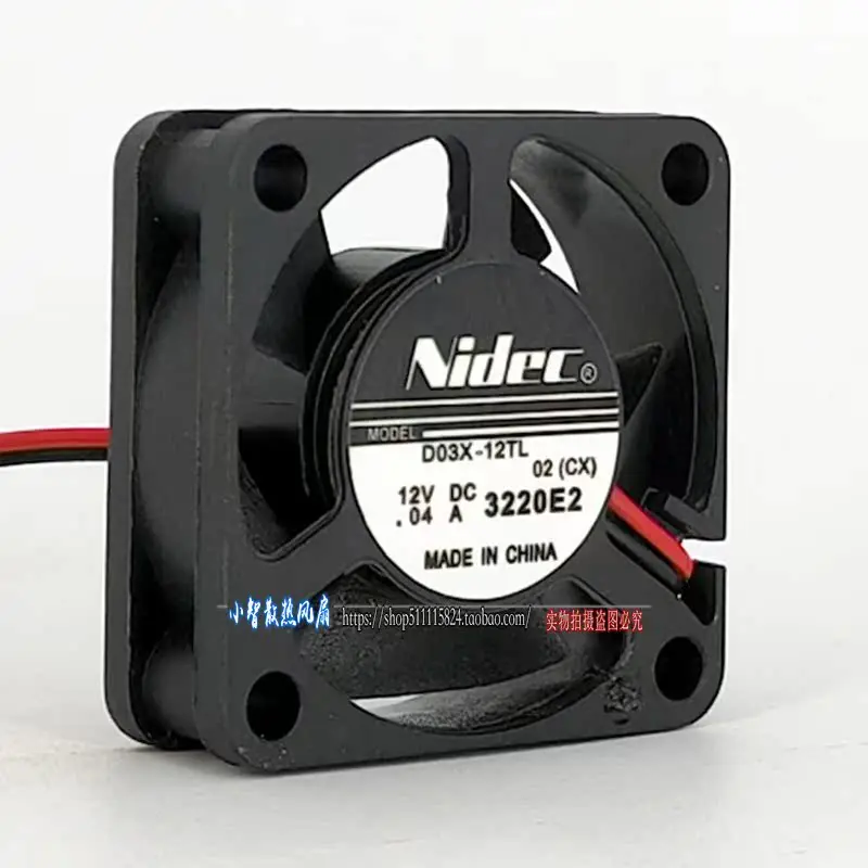ORIGINAL D03X-12TL 12V 0.04A 3010 30*30*10mm KIPAS PENDINGIN BARU RADIATOR