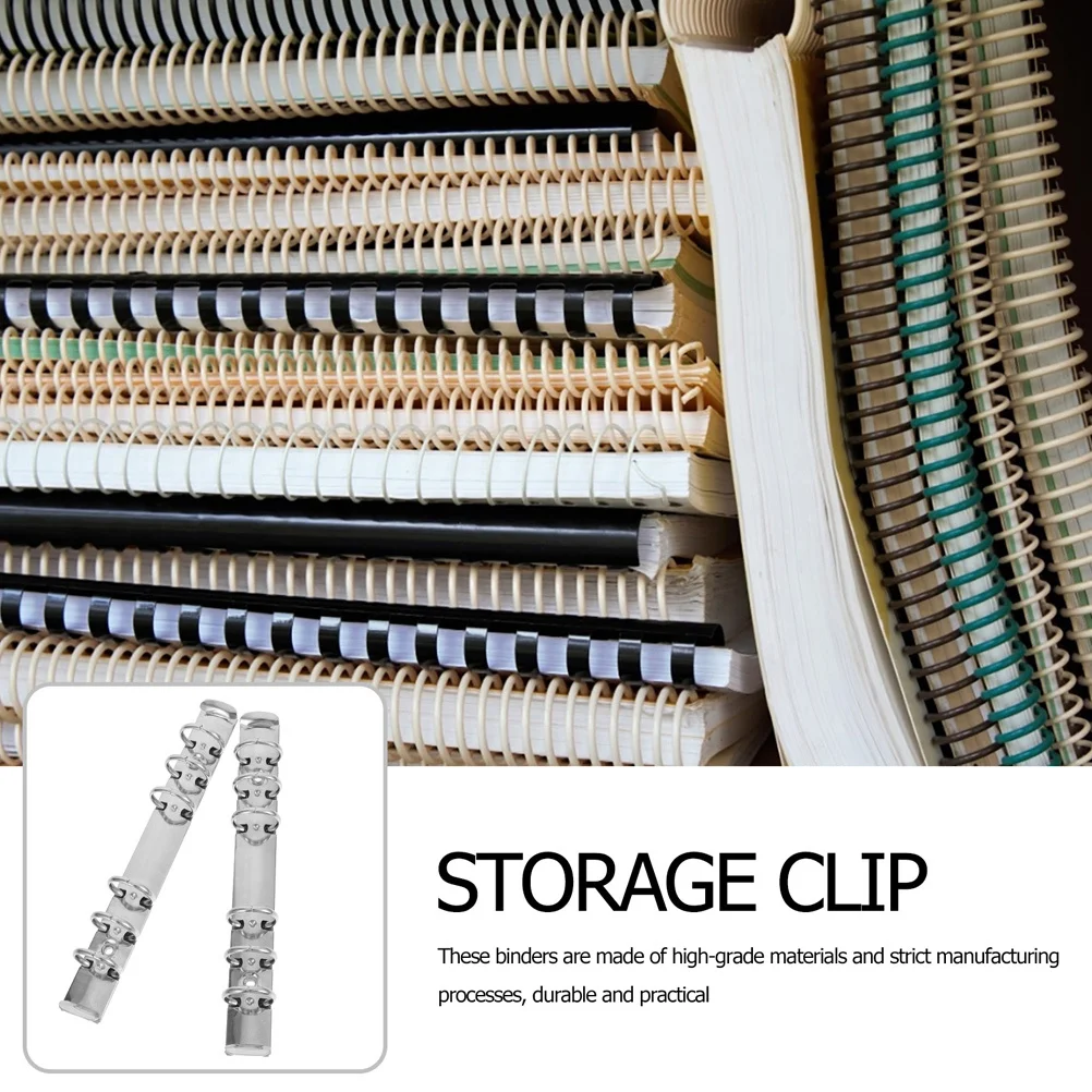 7 قطعة آلية الموثق المعدنية 6 حلقة A6 دفتر أوراق فضفاضة إدراج استبدال مخطط مجلد الموثق خواتم DIY بها بنفسك اكسسوارات #5