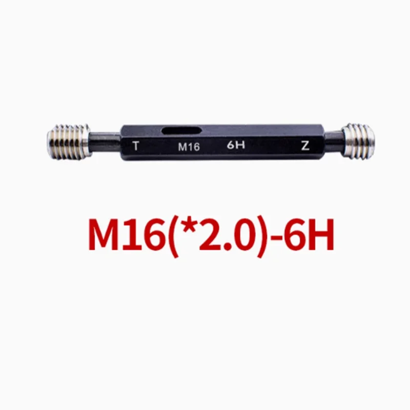 1PCS Steel Mer-cury Gage Fine Thread Plug Gauge M11 M12 M14 M16 M18 M20 M22 M24 M26 M28 M30 - M60 Thread Distance 1