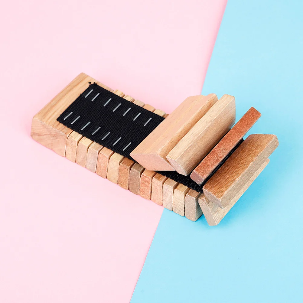 

Wood Clapper for Kids Musical Instrument Portable Percussion Plaything Natural Wood Knocking Music Gift Preschoolers Daycare