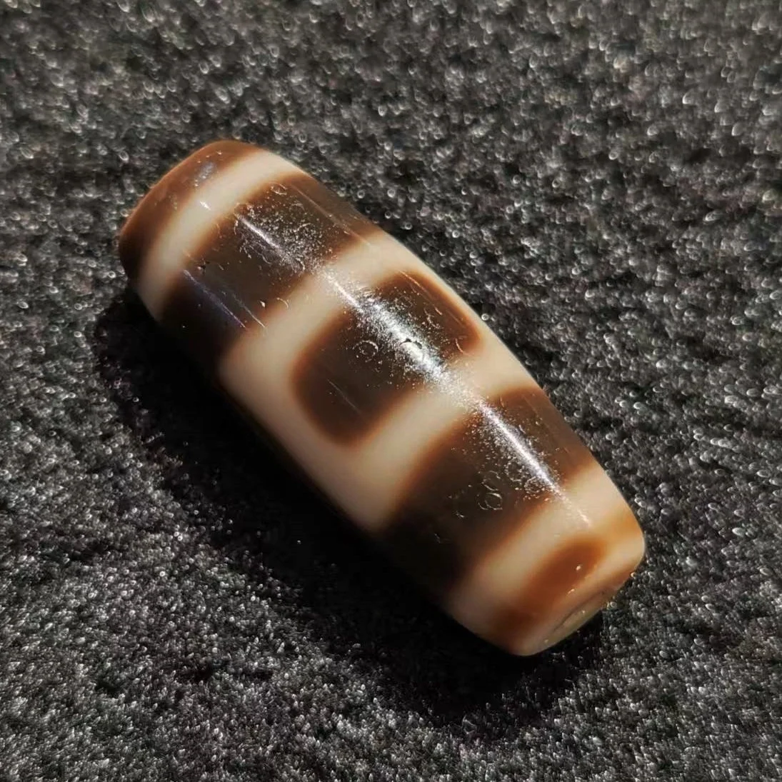 

1 Pcs Taiwan penetration high oil patina 2-eye 3-eye TianDi agate Tianzhu necklace pendant DIY accessories