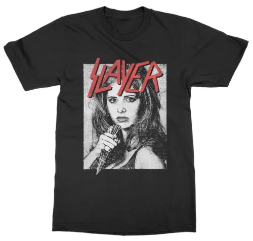 Slayer - Buffy The Vampire Slayer T-Shirts  Funny T-Shirts  Parody