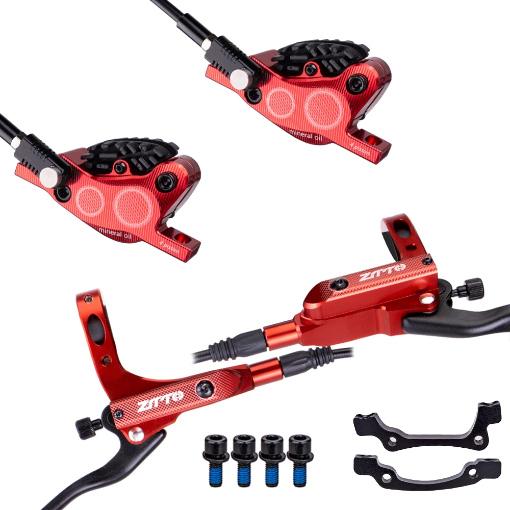 ZTTO MTB 4-zuiger fiets hydraulische schijfrem M840 met koelpads oliedruk racefiets rotor remklauwen IS PM Mount