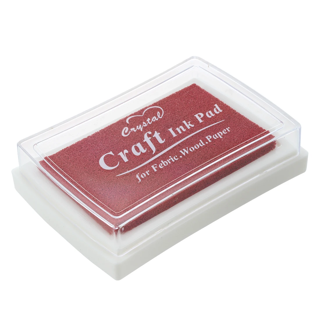 Fingerprint Ink Pad para Crianças, Tinta Cor, Vermelho, Presente