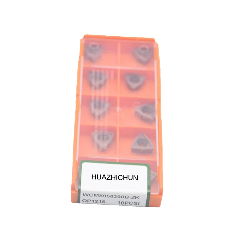 Herramienta de torneado duro, herramienta de torneado CNC Original, alta calidad, WCMX050308B-ZK OP1215
