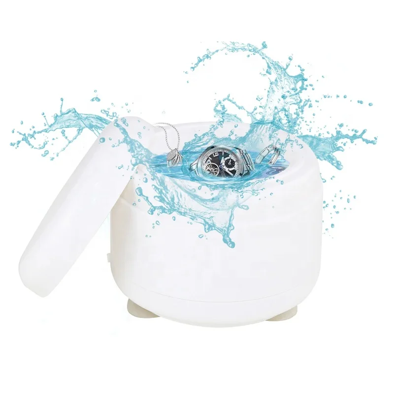 آلة تنظيف المجوهرات المحمولة المهنية للخواتم والساعات والعملات المعدنية وشفرات الحلاقة والأقراط والقلائد وأسنان الجزء المعدني الصغير