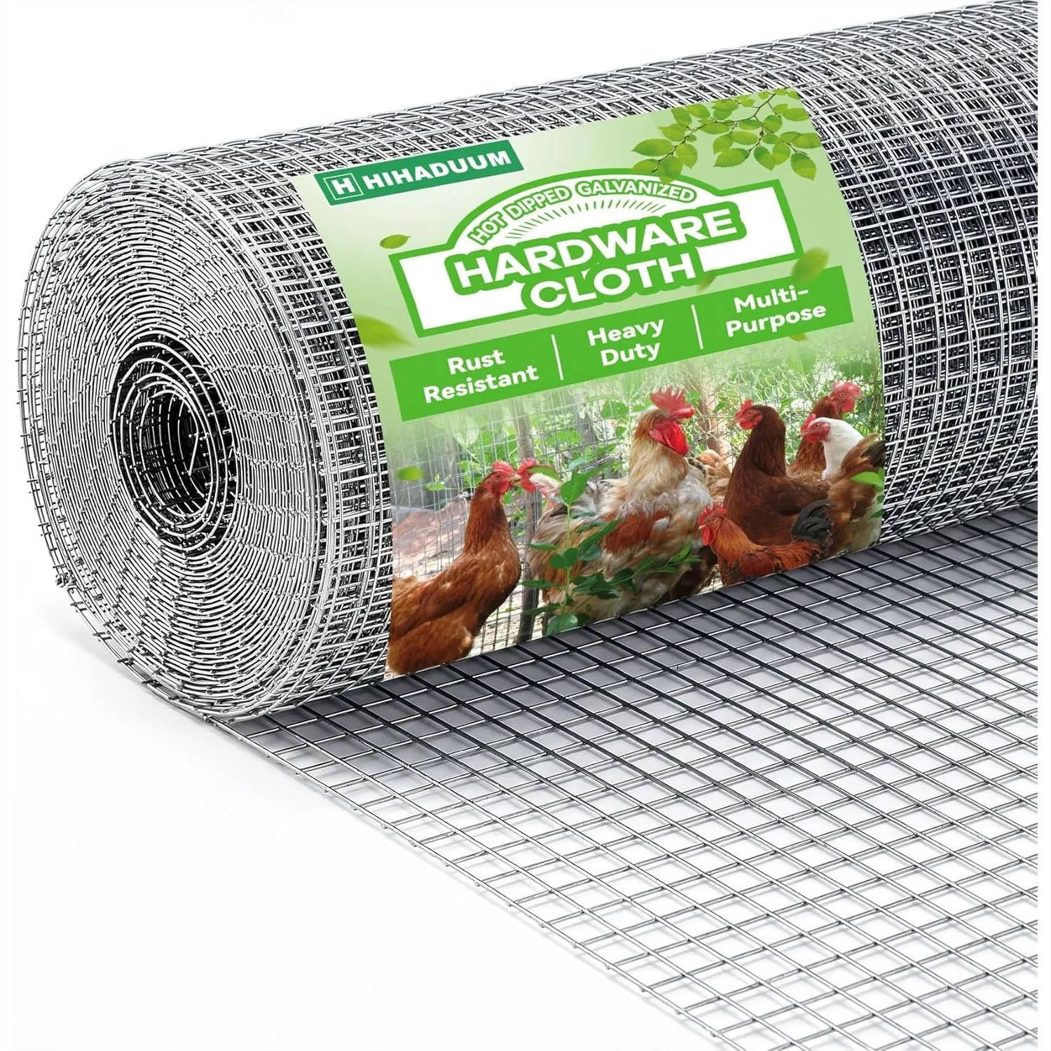 

Hardware Cloth 8 x 20 Ft 1/4 Inch 23 Gauge Hot Dip Galvanized After Welding Chicken Coop Wire Fence Wire Mesh Screen For Rabbit Snake Fences Netting Wire Cloth Roll