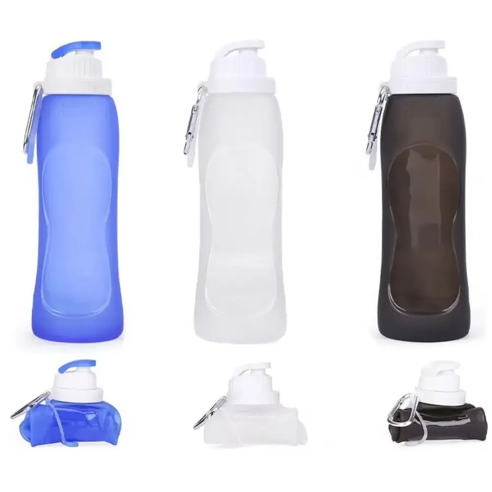 

320/500ML Collapsible Water Bottles Food Grade Silicone Cycling Drinking Bottles Soft Flask Lightweight Portable Sports Kettle
