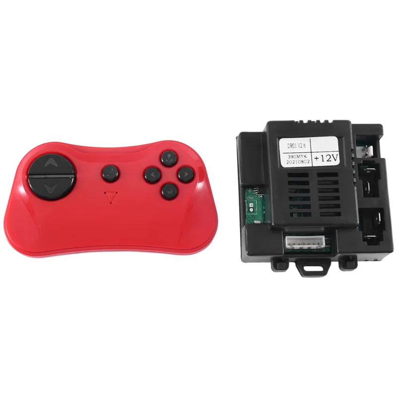 ABUM-DR01 v2.6 390myk 12v 2.4g bluetooth controle remoto e receptor para crianças peças de reposição de veículos elétricos