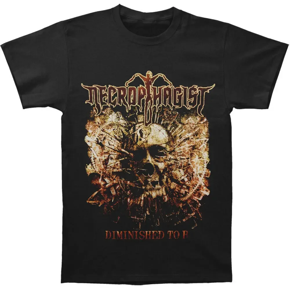 Men's Necrophagist Diminished To B T-shirt XX-Large Black  Tees Y2K tops Unisex Summer Short Sleeve