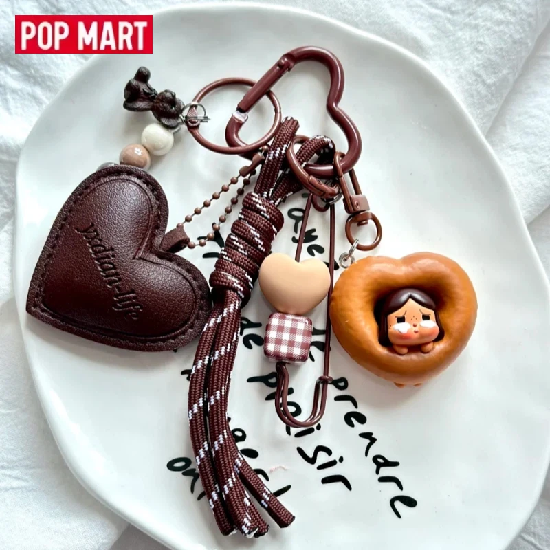 

Popmart Pop Bean Cute Granules Baking Bread Series: Модная коллекционная игрушка-стикер для холодильника, лимитированная серия, подарок для фанатов