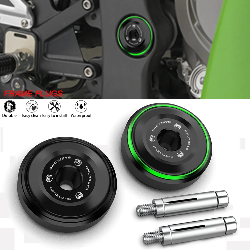 For Kawasaki NINJA1000 / Z1000SX Frame Plugs 2011 2012 2013 2014 2015 2016 2017 2018-2020 Motorcycle Frame Hole Caps Cover Plug