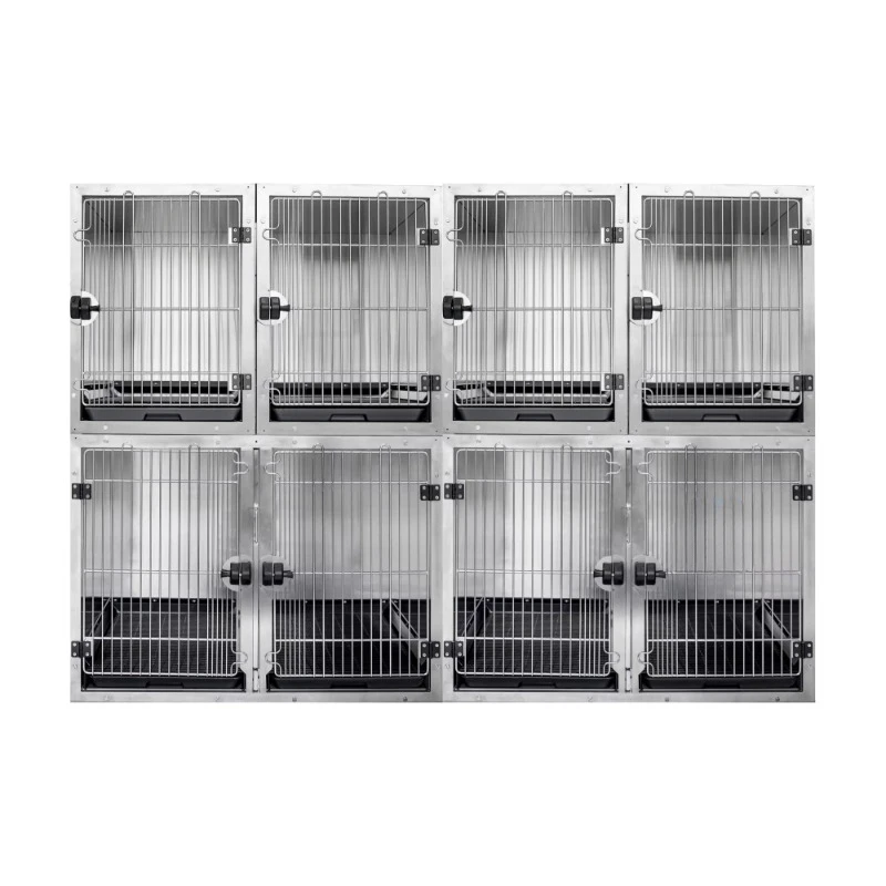 

Multifunction professional pet large cages large kennels comfortable stainless steel dog kennel