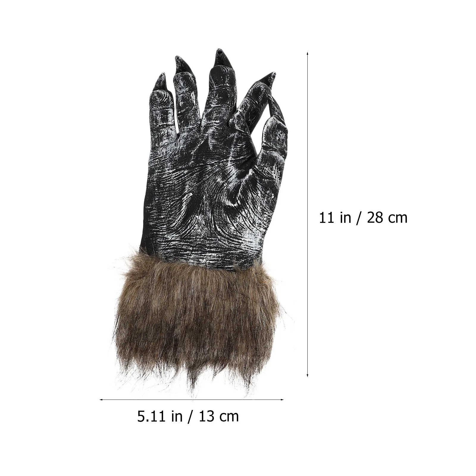 

Orangutan Head Glove Set Creepy Halloween Mask Funny Novel Gorilla Scary Costume Party Decoration