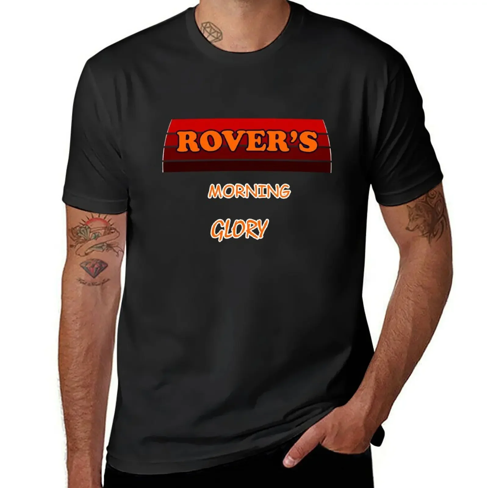 Rover's Morning Glory radio show T-Shirt street wear graphic t shirt vintage tops anime t shirts tee shirts for men