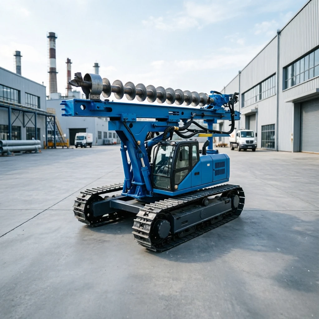 Hydraulic Small Caliber Screw Pile Driver for Highway Photovoltaic Solar Projects Mine Drilling Rig Machine Customized