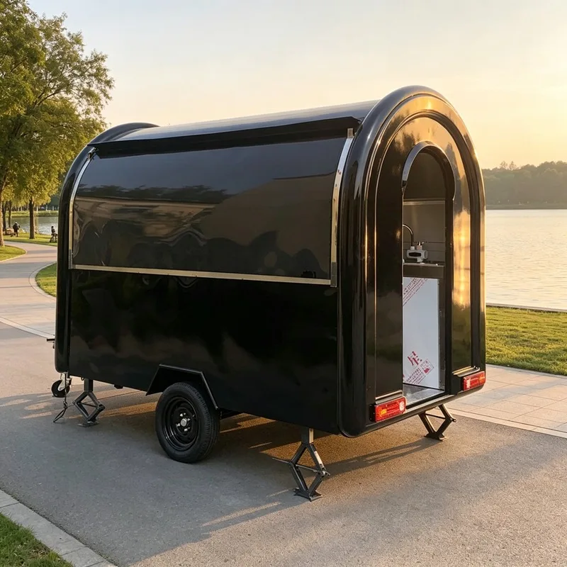 Customizable Mobile Kitchen Catering Vehicle Durable Street Vending Commercial Food Service Truck