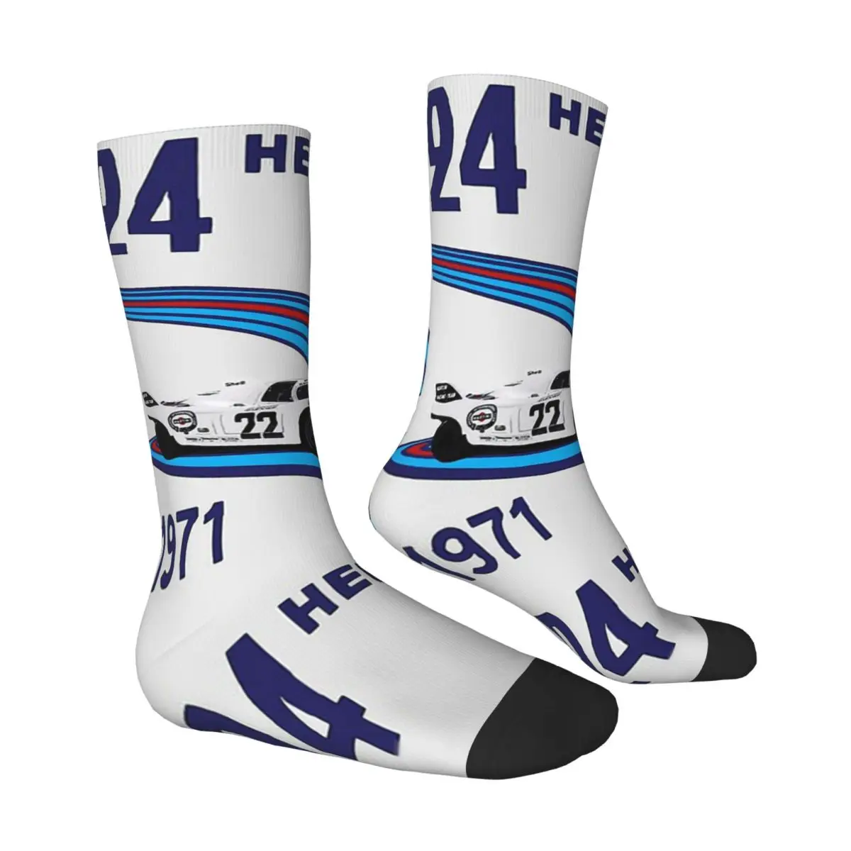 Car Racing Martini Racing Porsche 917 1971 Men Women Socks Cycling Novelty Spring Summer Autumn Winter Stockings Gift