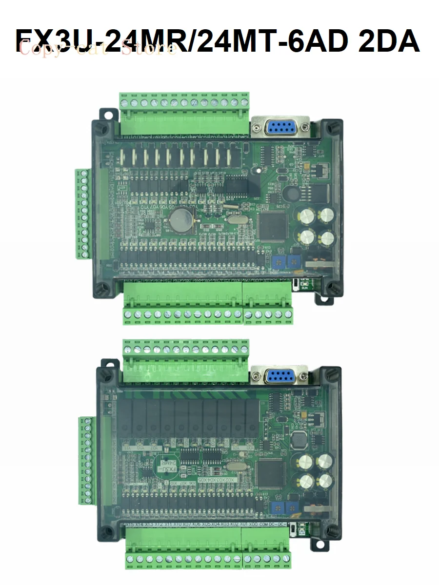 

Промышленная плата управления FX3U-24MR/24MT 6AD 2DA с базовым корпусом, высокоскоростной аналоговый программируемый контроллер 485, 24 В постоянного тока