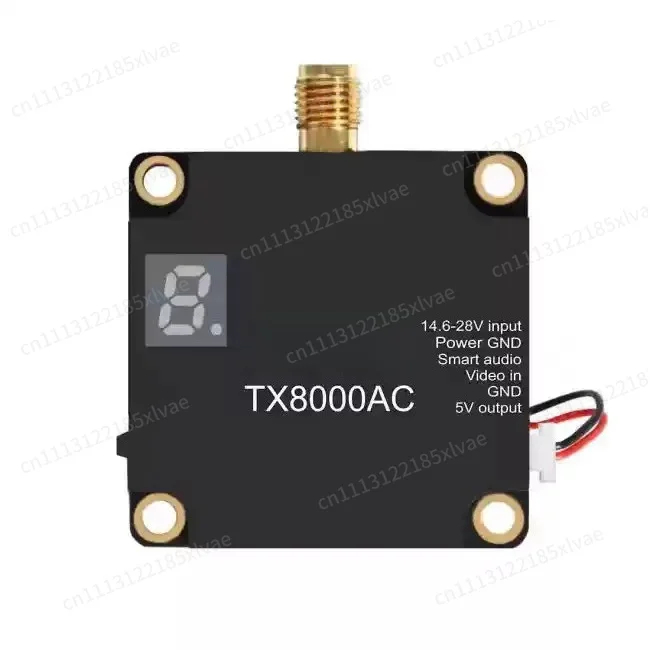 TX8000AC 5.8G 8W 96 Channels Image Transmitter Plastic Long Distance Video Transmission Module RC Drone Replacement Parts