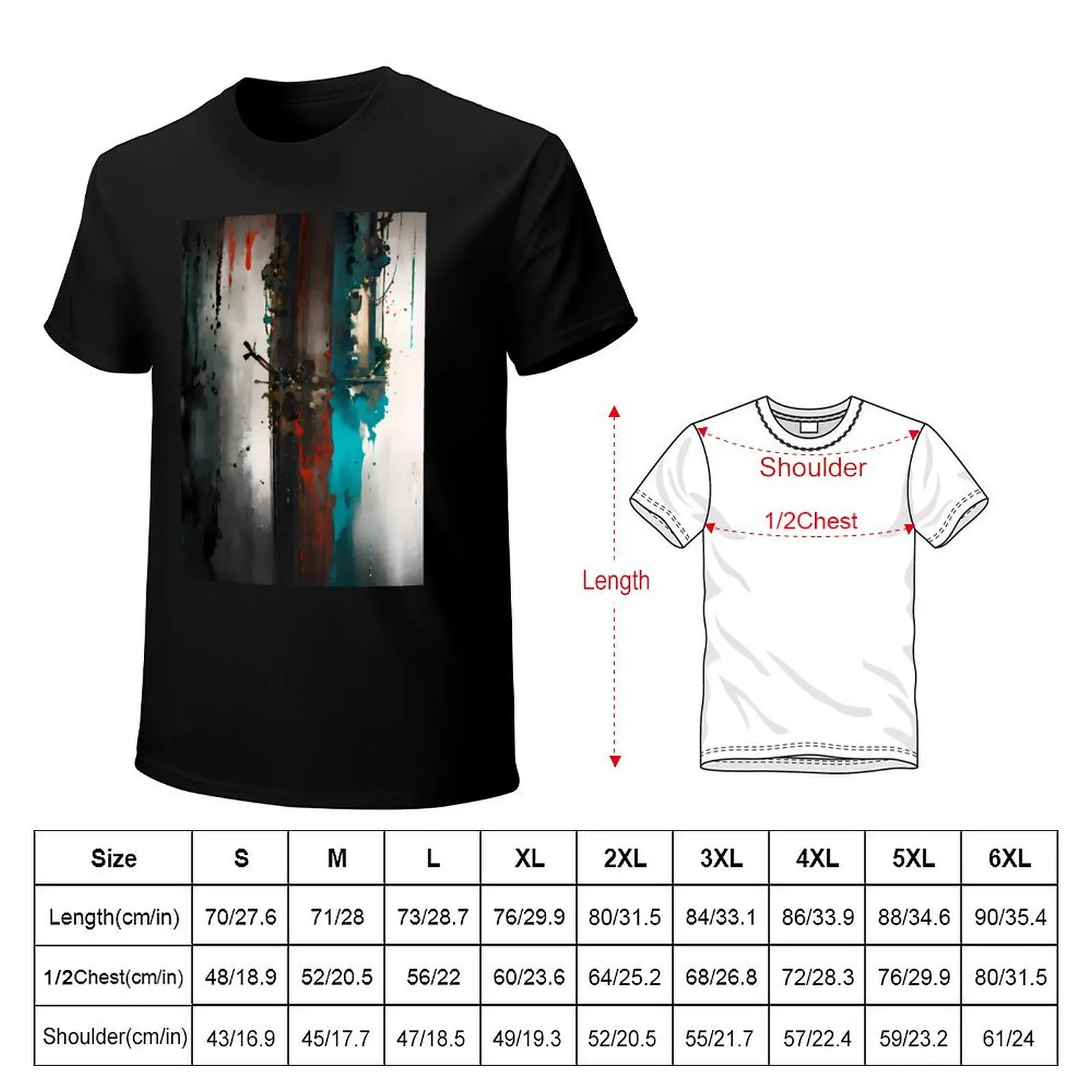 The Reflection of Life's Traces T-Shirt Street Style Casual Tee Shirt