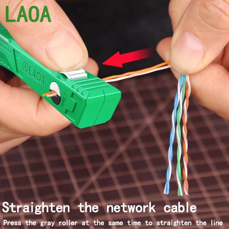 Professional network cable manager, buried wire device, 1.3mm, super category 5 and category 6 use