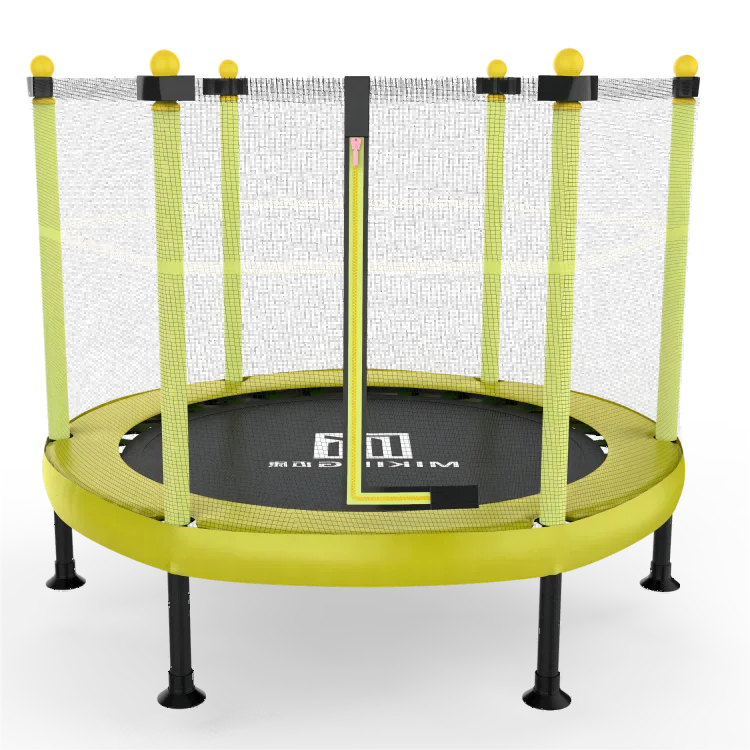 

60 inch Indoor Outdoor Trampolines Mini Trampoline with Enclosure Protect Net for Adults Kids Home gym equipment fitness