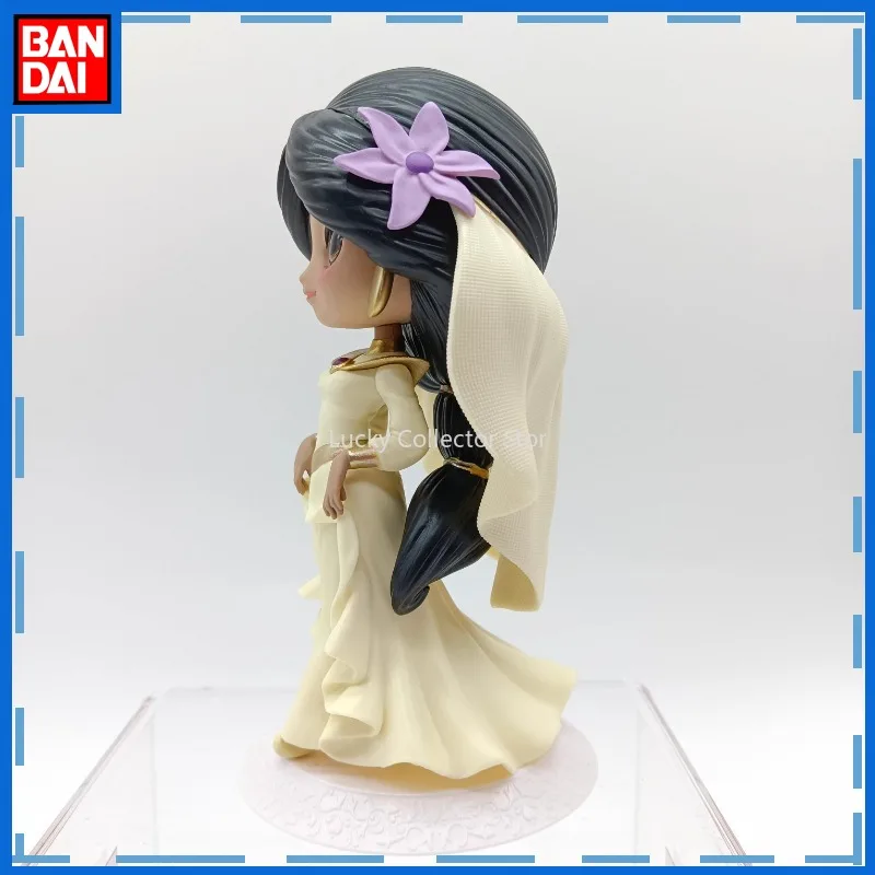 반다이 진짜 공주 재스민 웨딩 원피스 에디션, 손 피규어, 귀여운 인형 모델 장식 장식, 소녀 장난감 선물 스팟