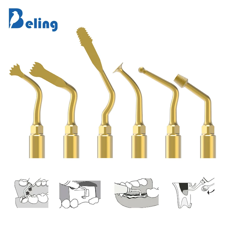 

Beling Dental Piezosurgery Tips For Bone Cutting, Sinus lifting, Implant And Exelcymosis Fit Mectron And Woodpecker