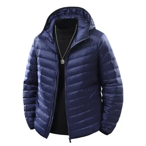 50% Down Jackets Men's Ultralight Hiking Camping Trekking Winter Coat Outdoor Windproof Warm Puffer Jacket Packable