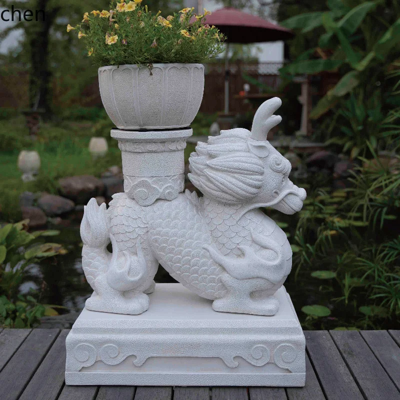HT garden landscaping arrangement flower pot outdoor courtyard villa yard decoration floor ornament