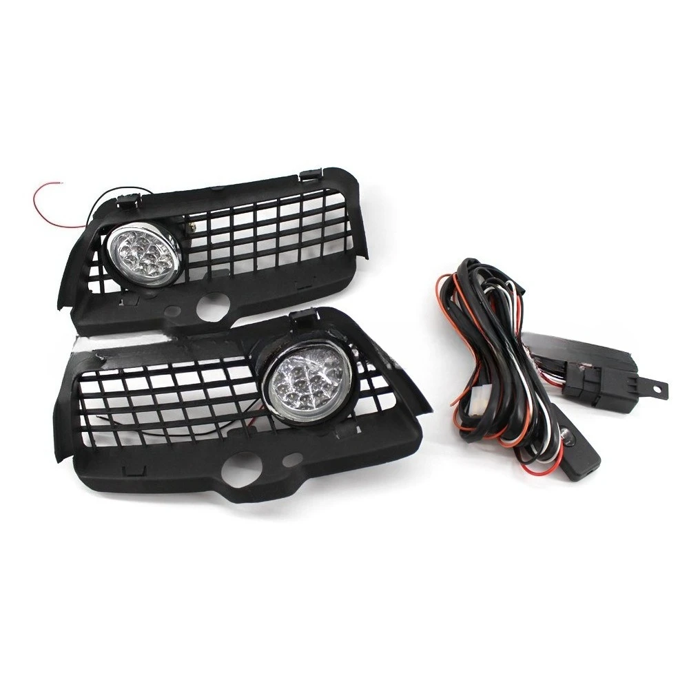 

Suitable for Volkswagen Golf 3 1992-1998 Modified Daytime Running Lights with LED Fog Light Grille Lower Grille Lower Mesh