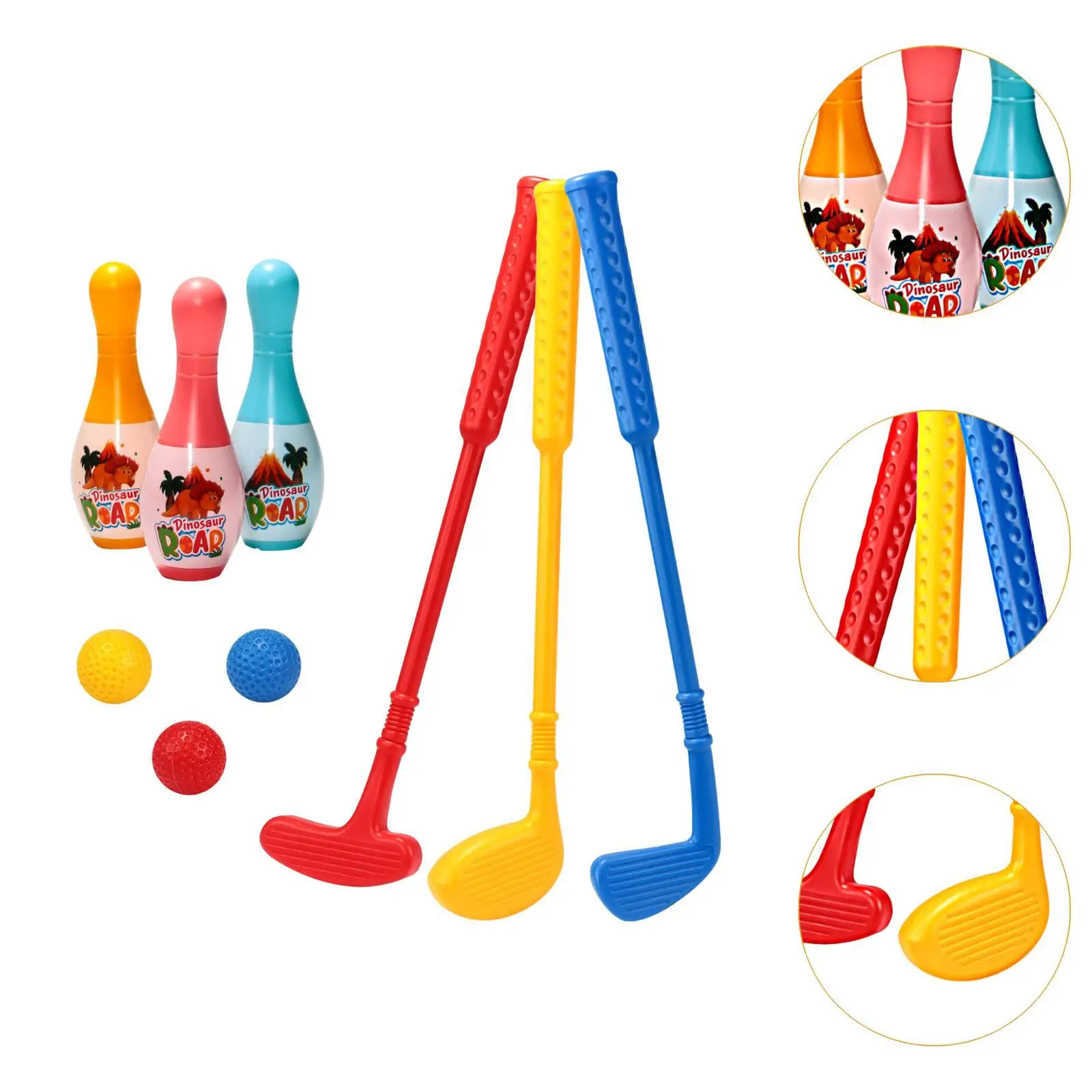 Ensemble de golf pour enfants, mini jeu de bowling pour garçons et filles âgés de 3, 4, 5, 6, 7, 8 ans