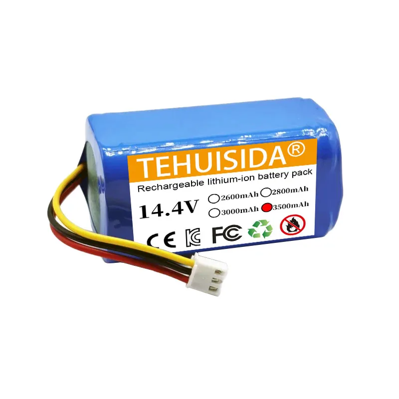 3500mAh 14.4V Ithium Ion Battery for ABIR X5 X6 X8 R20 Robot Vacuum Cleaner High Quality 14.8V Battery Replacement