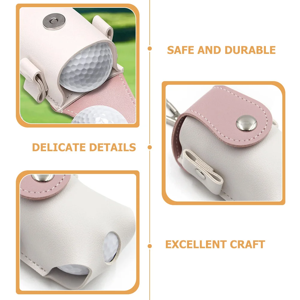 

Golf Ball Container Fashionable Look Compact Build Strong Metal Clip for Hanging Suitable for Travel Daily Use Must Have Golf