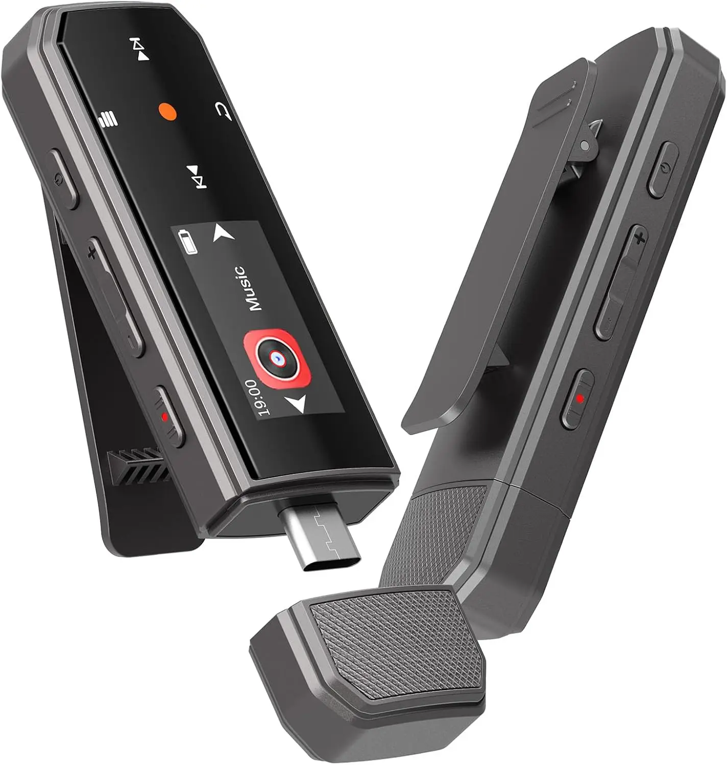 

64GB Type-C USB MP3 Player, Bluetooth 5.3, FM Radio, Voice Recorder, Pedometer, A-B Repeat, Supports Phone File Transfer