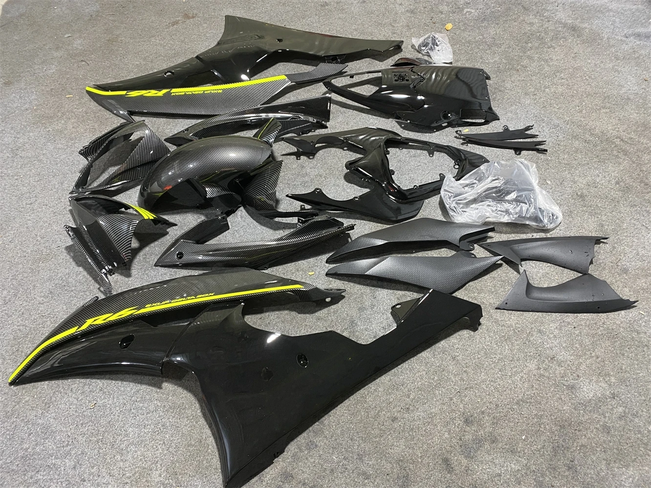 New ABS Fairings Kit Fit for YAMAHA YZF- R6 08 09 10 11 12 13 14 15 16 2008 2009 2010 2011 2012 2013 2014 2015 2016 Carbon fiber