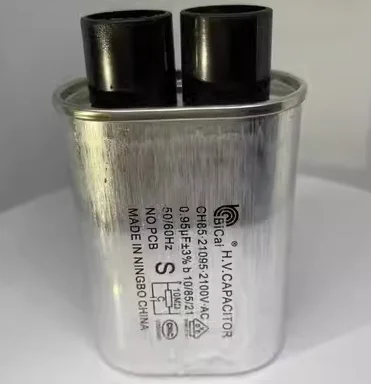 CH85 2100V 0.7/0.75/0.78/0.8/0.82/0.85/0.88/0.9/0.91/0.92/0.95/1/1.05/1.1/1.14/1.2UF Ch85 High Voltage Microwave Oven Capacitor