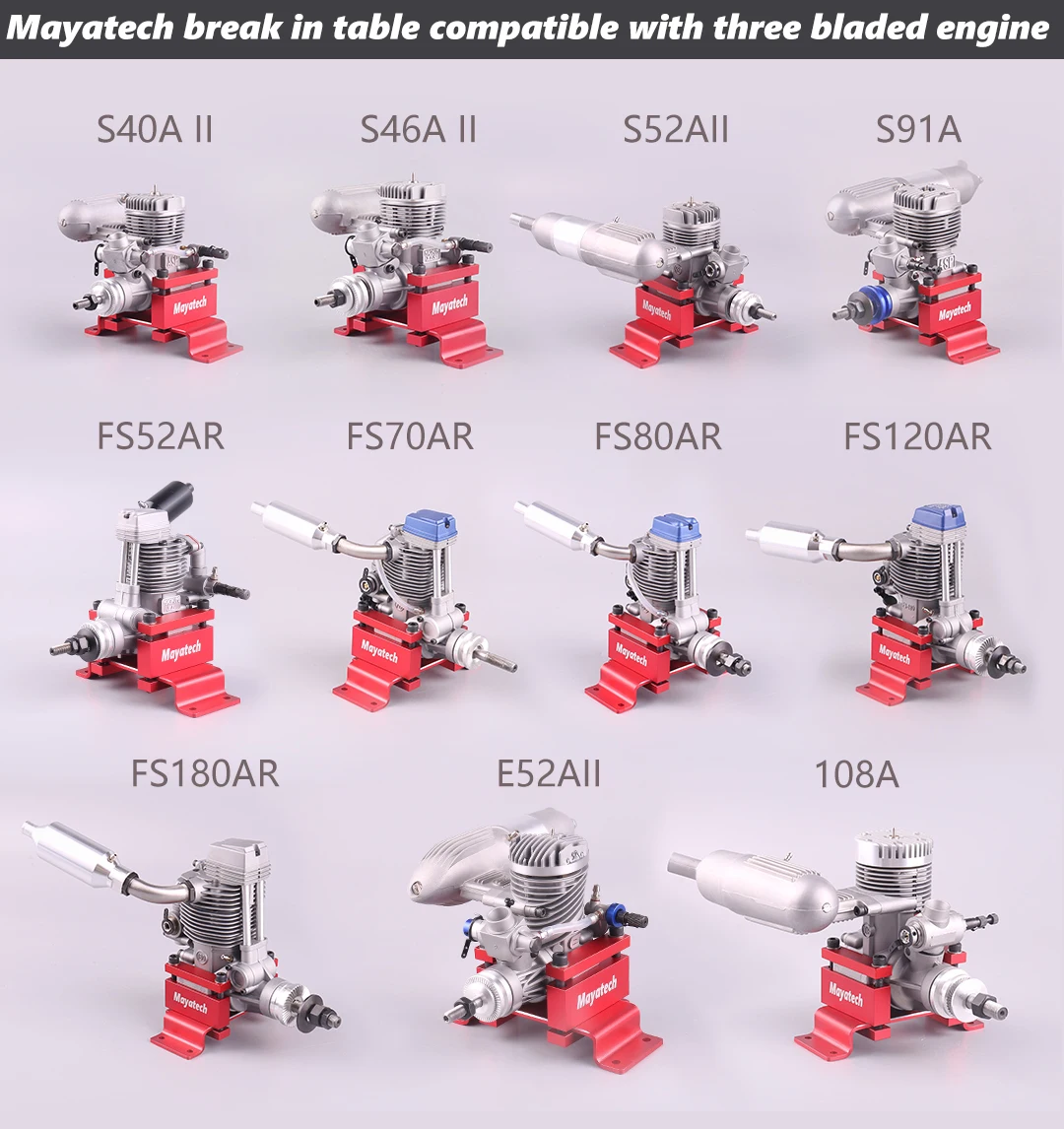 Banco de prueba de motor de aeromodelo CNC Mayatech, banco de trabajo, banco de prueba de motor de metanol para juguetes modelo RC