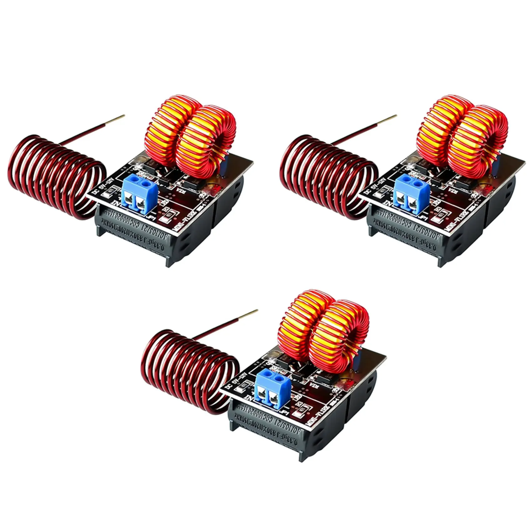 3X Mini ZVS Heating Machine 120W High Frequency Induction Heating Board Module Driver Heater