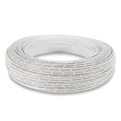 2pin white Electrical Wires Tinned Copper Wire 2 Pin 18AWG Extension Cable For 3528 5050 Single Color LED Strip Lamp Bulb