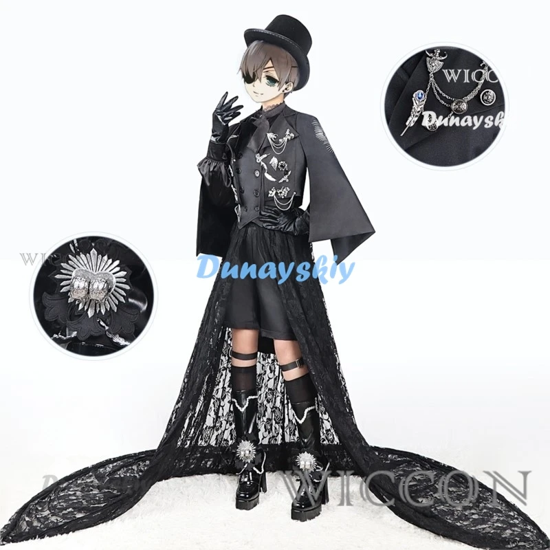 Cosplay Anime Black Butler Cosplay Ciel Phantomhive Cosplay Cotume 15th Kuroshitsuji Costume Halloween Women Fancy Party Outfit