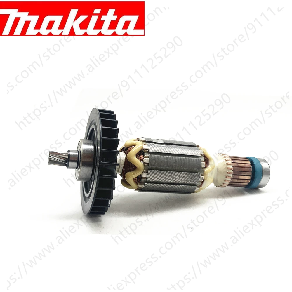 Armature โรเตอร์สำหรับ Makita HR2600 HR2601 HR2610T HR2610 HR2630 HR2631F HR2611FT HR2630T HR2631FT HR2611F 515359-7 518157-8