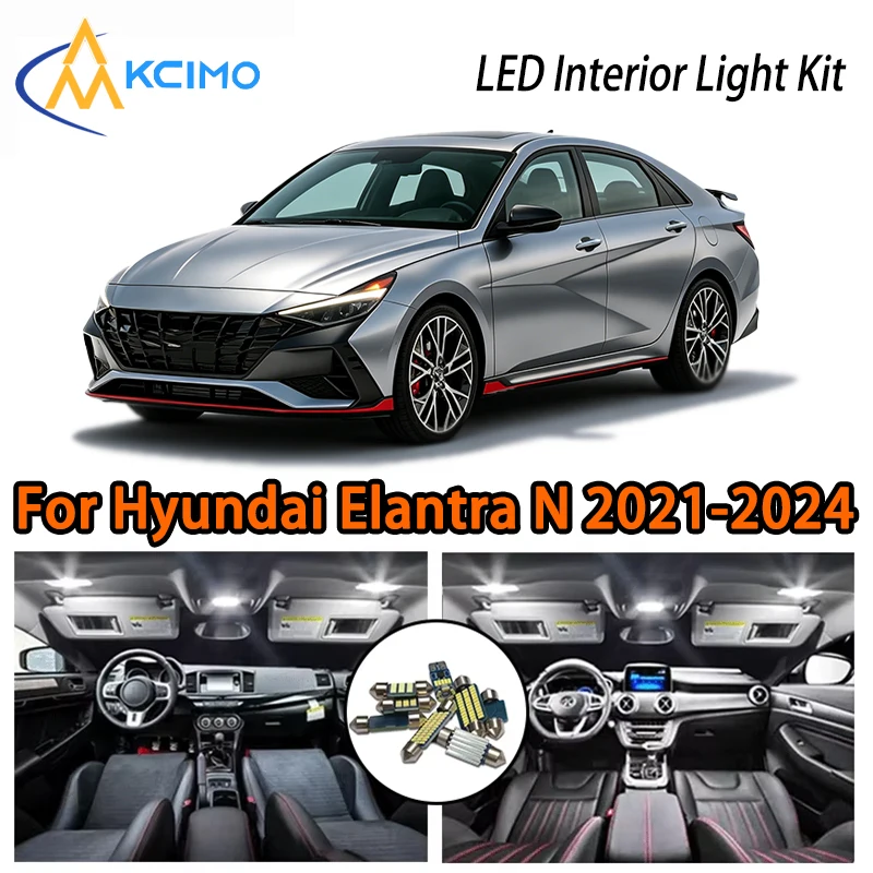 

Two Colors LED Interior Kit For Hyundai Elantra N 2021-2024, Super Bright Easy Install Atmosphere Ligh
