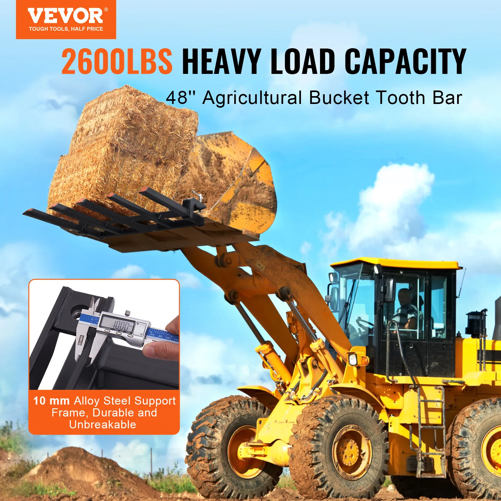 VEVOR Clamp on Debris Forks to 48