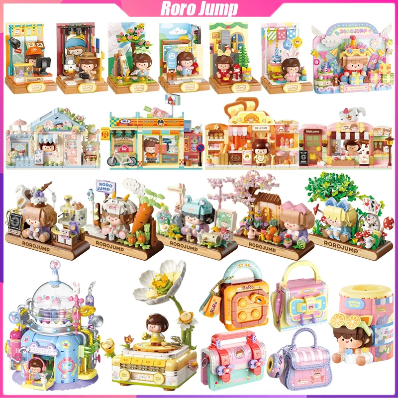 

Строительные блоки Roro Jump, сумки, контейнер для ручек, уличные накидки, украшение для рабочего стола, головоломка, сборка моделей, игрушки, подарки на день рождения для детей