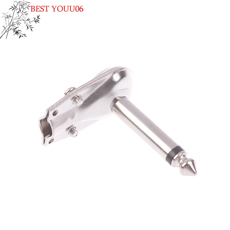 

(YOUU06) 6,35 мм моно-джек, угловой штекер, плоский, для гитарных эффектов, педалей, микрофонов, усилителей